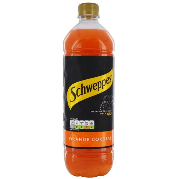 Shweppes Orange Cordial - Venus Wine & Spirit 