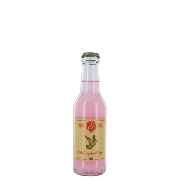 3 Cents Pink Grapefruit Soda - Venus Wine & Spirit 