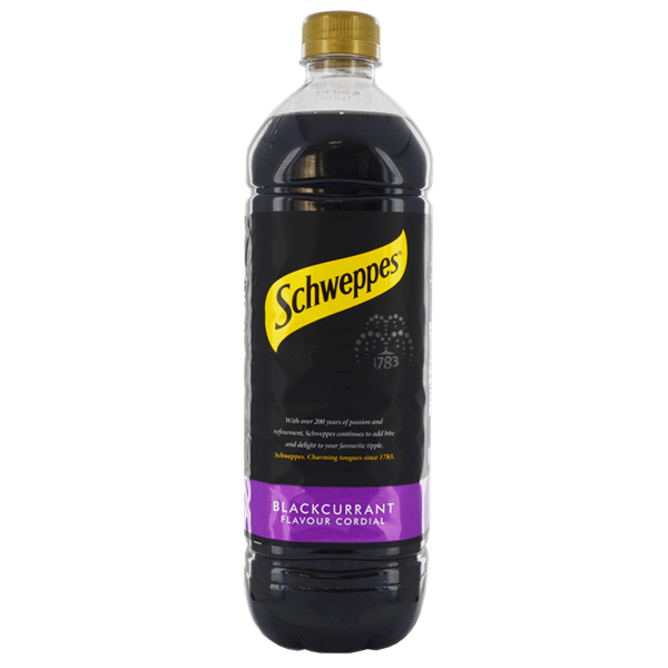 Schweppes Blackcurrant Cordial - Venus Wine & Spirit 