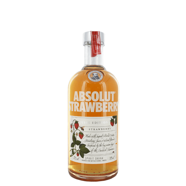 Absolut Strawberry Juice Vodka - Venus Wine & Spirit 