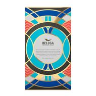 Picture of Beluga Noble Vodka + Rocks glass with color fish Gift Set