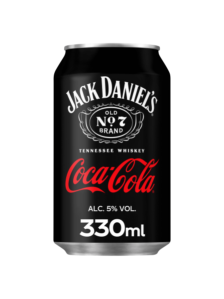 Picture of Jack Daniel's and Coca-Cola 12 x 330ml 