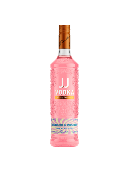 Picture of JJ Rhubarb & Custard Vodka Mix Spirit Drink 70cl