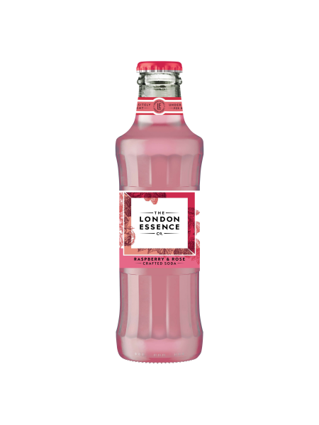 Picture of The London Essence Co. Raspberry & Rose Crafted Soda 200ml