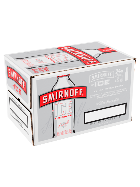 Picture of Smirnoff Ice Vodka Mixed Drink 24 x 275ml Bottle Multipack