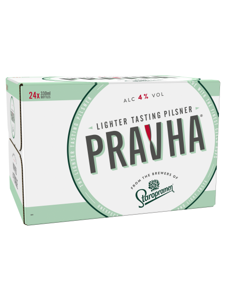 Picture of Pravha Lighter Tasting Pilsner 24 x 330ml