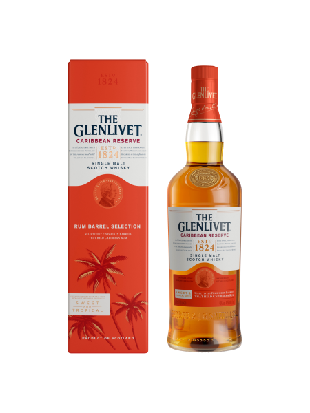 Picture of The Glenlivet Caribbean Reserve Single Malt Scotch Whisky 70cl