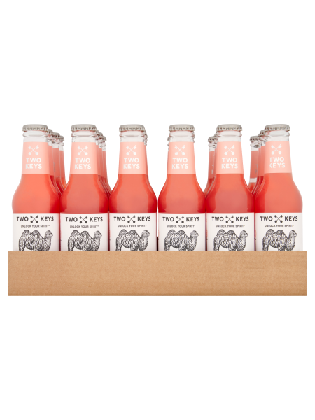 Picture of Two Keys Pink Grapefruit Soda 24 x 200ml