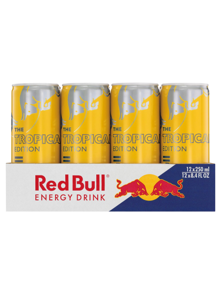 Picture of Red Bull The Tropical Edition Tropical Fruits Energy Drink 250 ml e