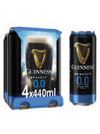 Picture of Guinness Draught Alcohol Free Stout Beer 0.0% vol 4x440ml Cans