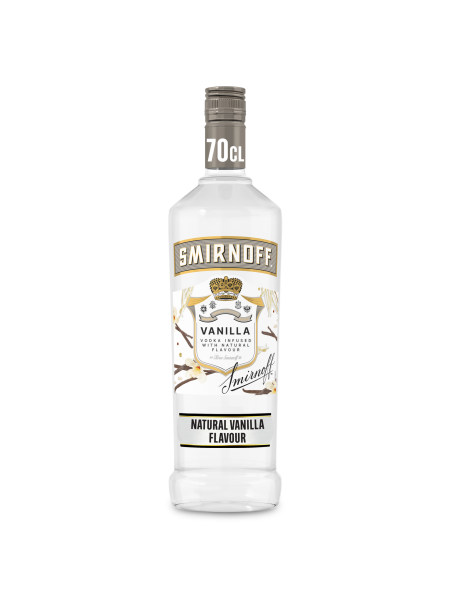 Picture of Smirnoff Vanilla Flavoured Vodka 37.5% vol 70cl