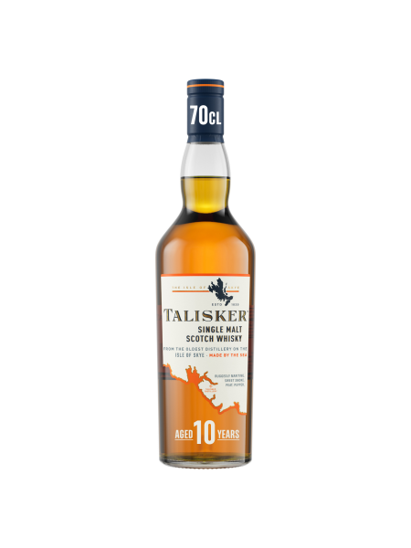 Picture of Talisker 10 Year Old Single Malt Scotch Whisky 45.8% vol 70cl with Box