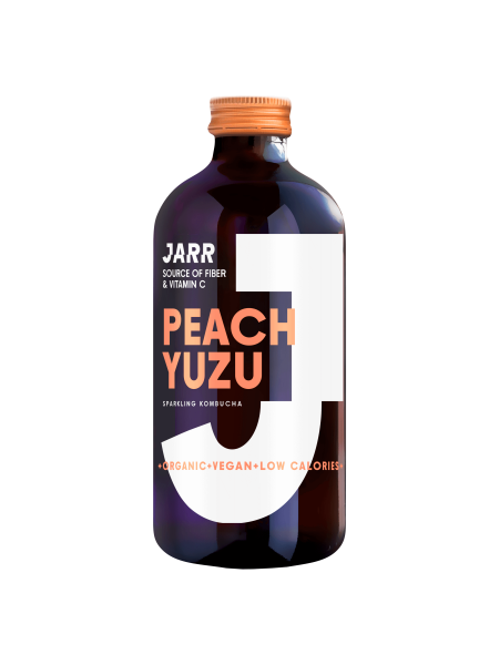 Picture of Jarr Peach Yuzu Sparkling Kombucha 330ml
