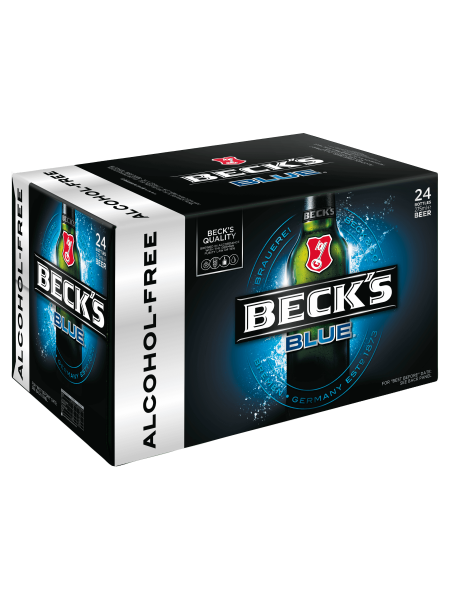 Picture of Beck's Blue Alcohol Free Beer Bottles 24 x 275ml