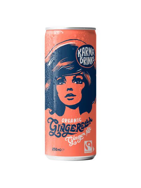 Picture of Karma Drinks Fairtrade Organic Gingerella Ginger Ale 250ml