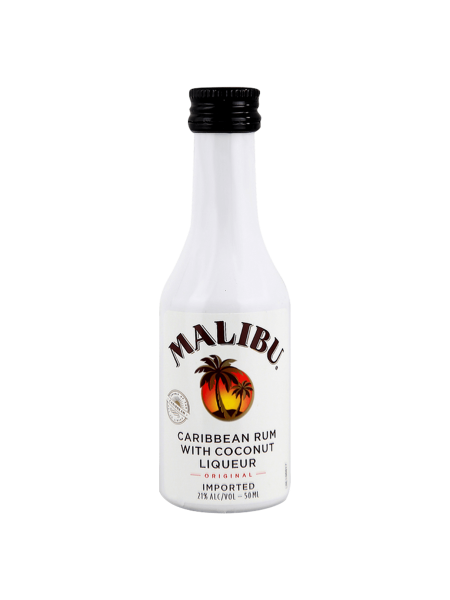 Picture of Malibu Original White Rum and Coconut Flavour Liqueur 120 x 50ml (8.41kg)