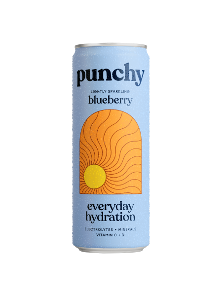 Picture of Punchy Lightly Sparkling Blueberry Everyday Hydration 330ml