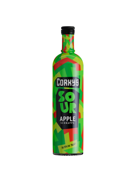Picture of Corky's Sour Apple Schnapps 70cl