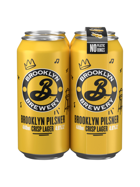 Picture of Brooklyn Brewery Brooklyn Pilsner Crisp Lager 4 x 440ml