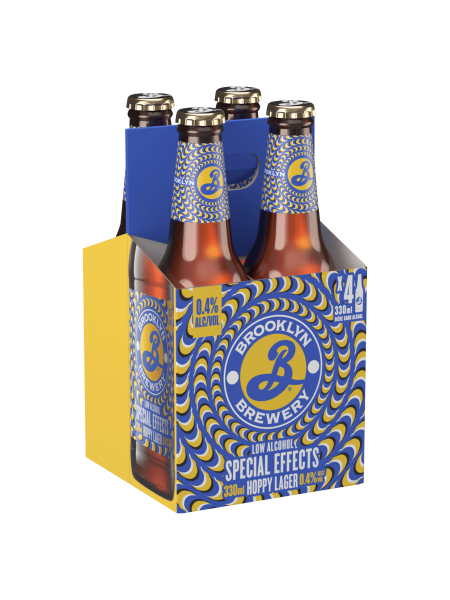 Picture of Brooklyn Special Effects Low Alcohol Lager Beer 4x330ml