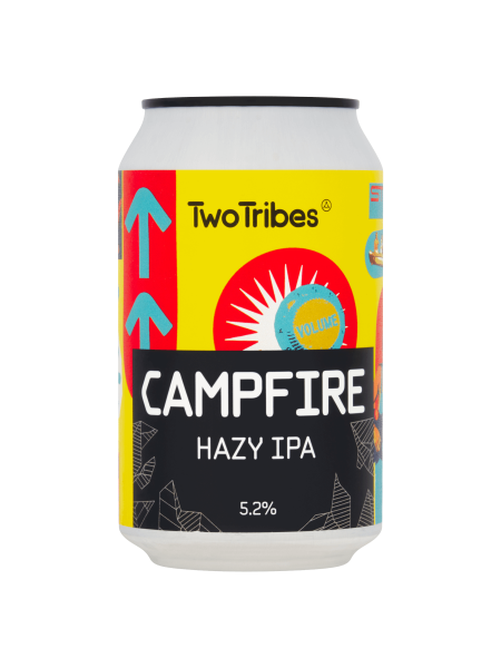 Picture of Two Tribes Campfire Hazy IPA 330ml