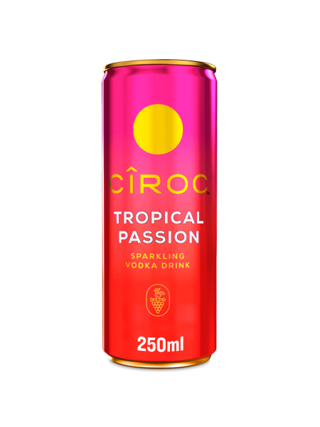 Picture of Ciroc Tropical Passion Sparkling Vodka Drink 5% vol 12x250ml Can