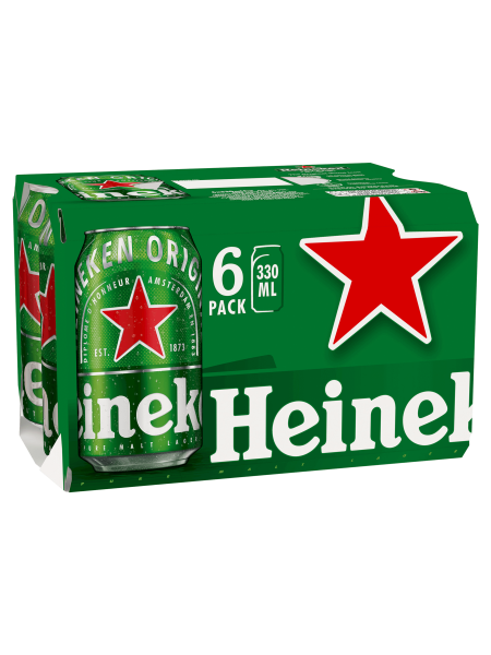 Picture of Heineken Pure Malt Lager Cans 6 x 330ml