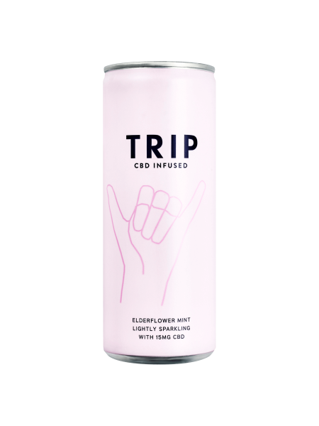 Picture of TRIP CBD Infused Elderflower Mint 250ml