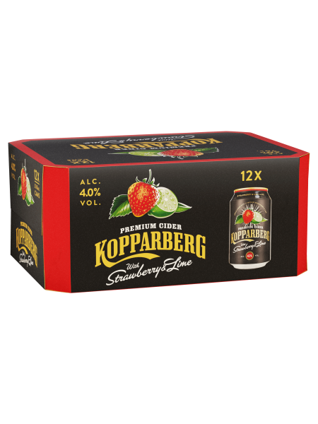 Picture of Kopparberg Premium Cider with Strawberry & Lime 12 x 330ml