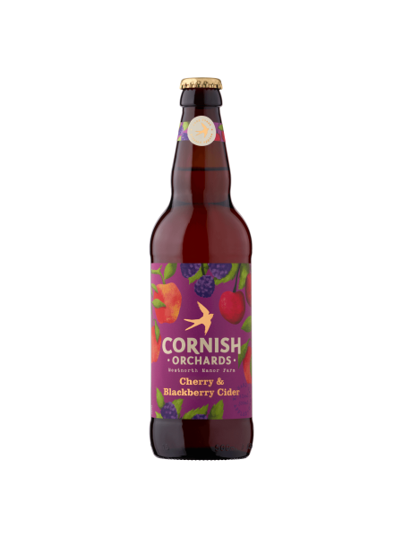 Picture of Cornish Orchards Cherry & Blackberry Cider 500ml