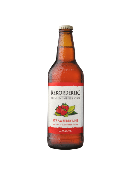 Picture of Rekorderlig Strawberry-Lime Premium Swedish Cider 500ml