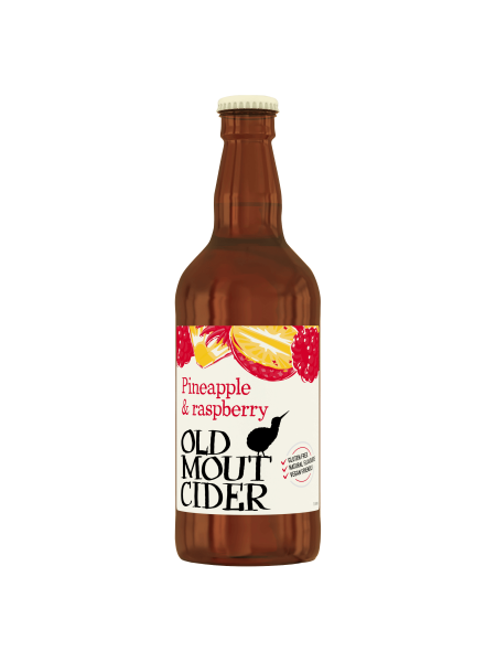 Picture of Old Mout Cider Pineapple & Raspberry Bottle 500ml