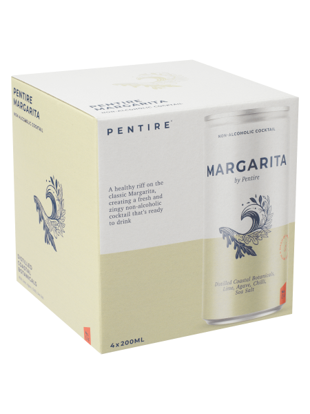 Picture of Pentire Margarita Non-Alcoholic Cocktail 4 x 200ml