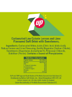 Picture of 7UP Zero Lemon & Lime 24 x 330ml