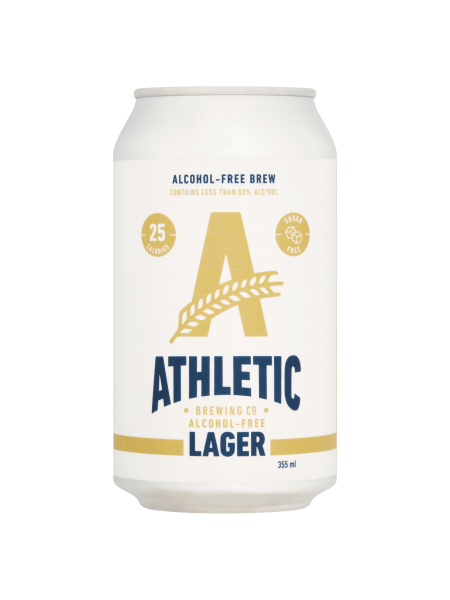 Picture of Athletic Brewing Co Alcohol-Free Lager 355ml