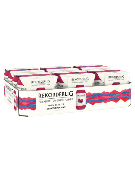 Picture of Rekorderlig Wild Berries Premium Swedish Cider 6 x 4 x 330ml