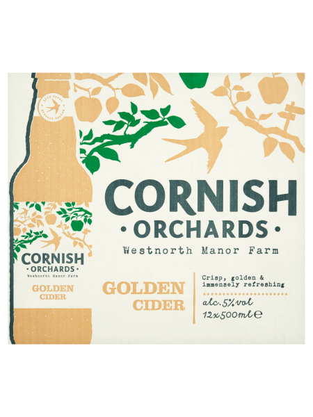Picture of Cornish Orchards Golden Cider 12 x 500ml