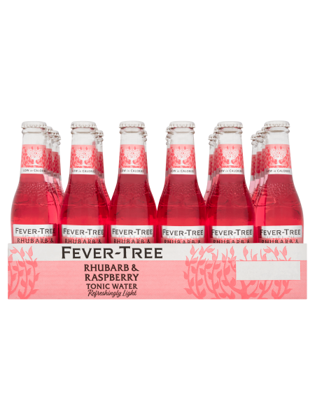 Picture of Fever-Tree Rhubarb & Raspberry Tonic Water 24 X 200ml