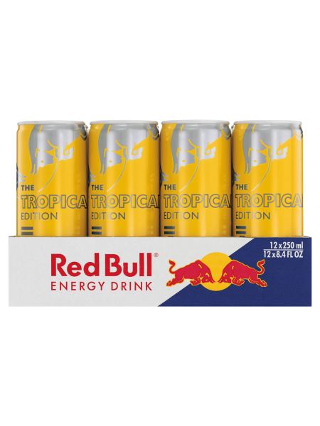 Picture of Red Bull The Tropical Edition Tropical Fruits Energy Drink 250 ml e