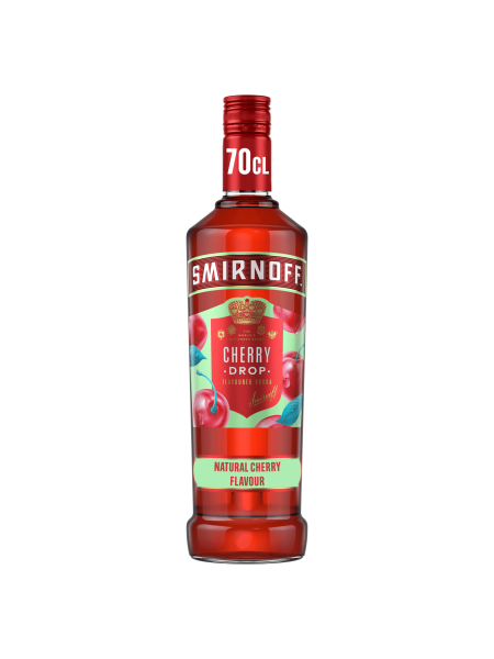Picture of Smirnoff Cherry Drop Flavoured Vodka 37.5% vol 70cl Bottle