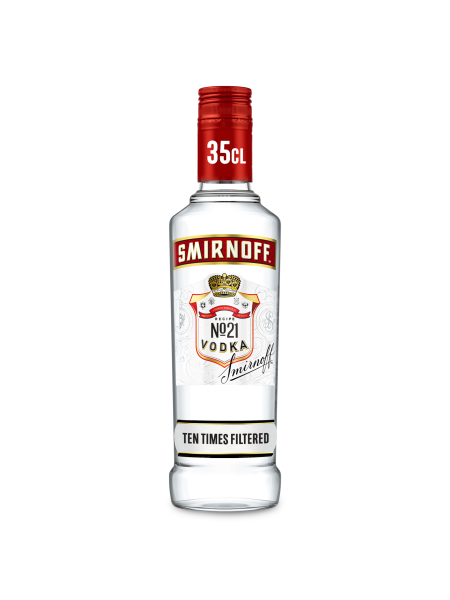 Picture of Smirnoff No. 21 Vodka Red Label 37.5% vol 35cl Bottle