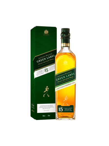 Picture of Johnnie Walker Green Label Blended Malt Scotch Whisky 43% vol 70cl