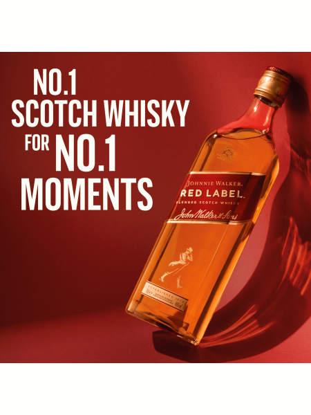 Picture of Johnnie Walker Red Label Blended Scotch Whisky 40% vol 70cl