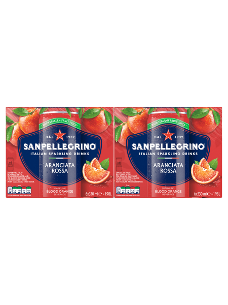 Picture of San Pellegrino Sparkling Blood Orange Beverage 6 x 33ml (1.98L)