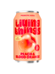 Show details for Living Things Peach & Blood Orange 330ml Picture of Living Things Peach & Blood Orange 330ml