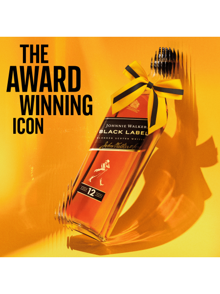 Picture of Johnnie Walker Black Label Blended Scotch Whisky 40% vol 70cl