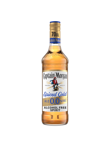 Picture of Captain Morgan Spiced Gold Alcohol Free Spirit 0.0% vol 70cl