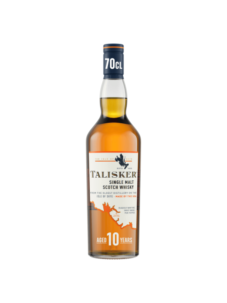 Picture of Talisker 10 Year Old Single Malt Scotch Whisky 45.8% vol 70cl with Box